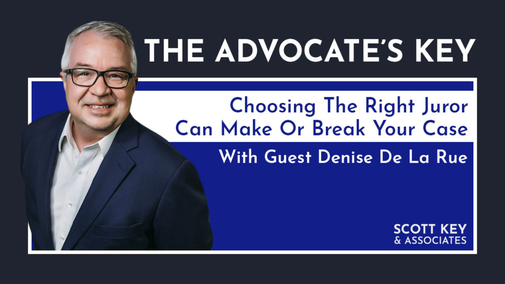 Denise de La Rue on The Advocate's Key podcast